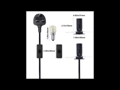 ヒマラヤの塩ランプの電源コード