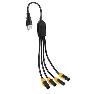 PowerCON True1 コネクタ 4 Y スプリッタ Iec 電源電源ケーブル
