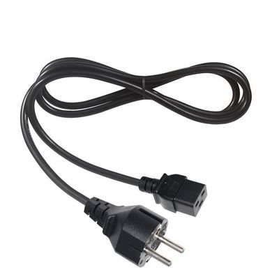 30A 240Vケーブル 1.5mm シュコ VDE 増幅器コード IECC19 女性コネクタ Pdu Ac 電源プラグ