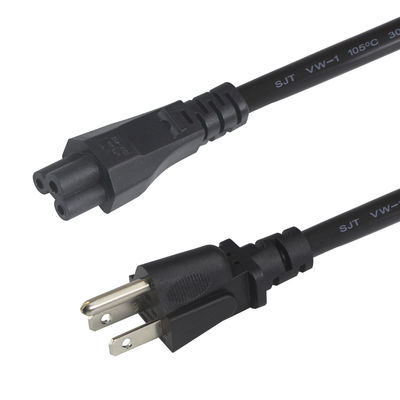 NEMA 5-15P to IEC C5 パワーコード 6ft 125V 10A ラップトップ用