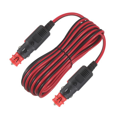 ダブル 男性 12V/24V 煙草点灯器 延長ケーブル 重用