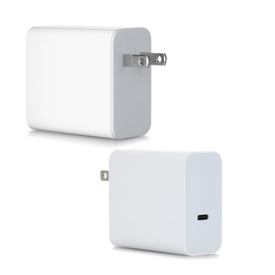 USプラグ 60W USB-C ウォールチャージャー – 2ピン コンパクト急速充電アダプター、ラップトップ、携帯電話、タブレット、旅行用 (100–240V 入力)