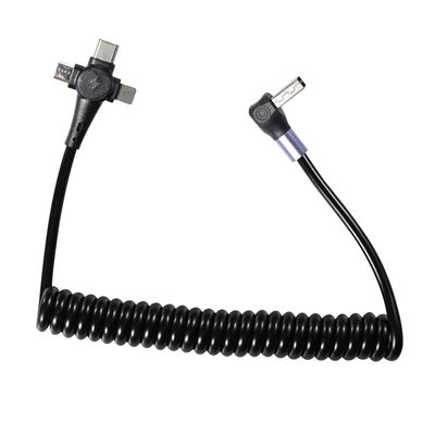 帯状ナイロン 快速USB C 3.0型Cケーブル 3in1 巻き式充電
