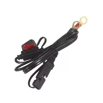 SAEからOリング端末電池ケーブルへ 12Vのインラインファイズ