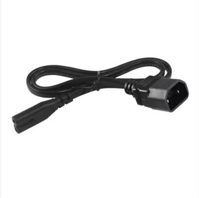 右角 C7 から C18 電源ケーブル,IEC 60320 電源コード,女性から女性,10A 250V,VDE 承認