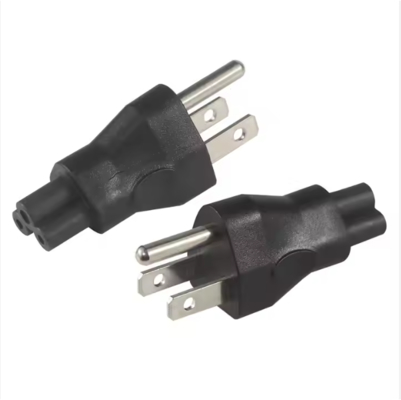 NEMA 5-15P to IEC C5 ラップトップ用電源アダプターケーブル