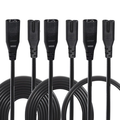 IEC 320 C7-C8 電源コード 10A 250V 18AWG (電子機器用)