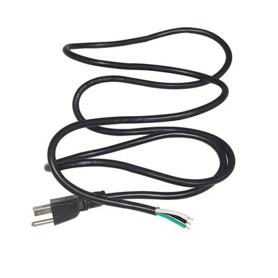 NEMA 5-15P から 300V 缶詰のワイヤまで 洗濯機用に指定された 調整可能な電源コード