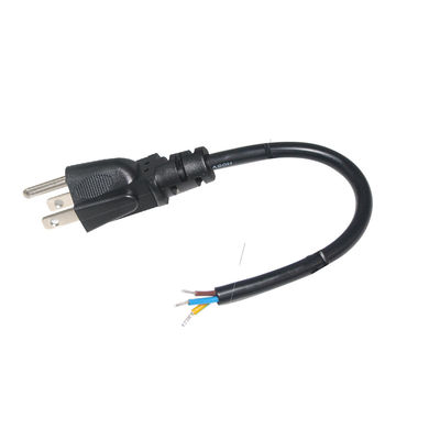 NEMA 5-15P から 300V 缶詰のワイヤまで 洗濯機用に指定された 調整可能な電源コード