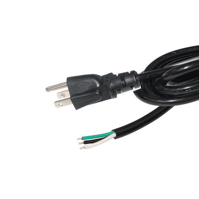 NEMA 5-15P から 300V 缶詰のワイヤまで 洗濯機用に指定された 調整可能な電源コード