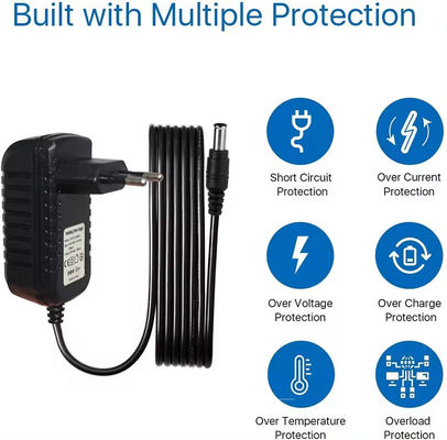ブラック DC 12V 0.5A 1A 1.5A 2A 2.5A 3A 電源アダプタ Cctv IPカメラの充電 ACからDCアダプタ DC 5.5Mm ジャック