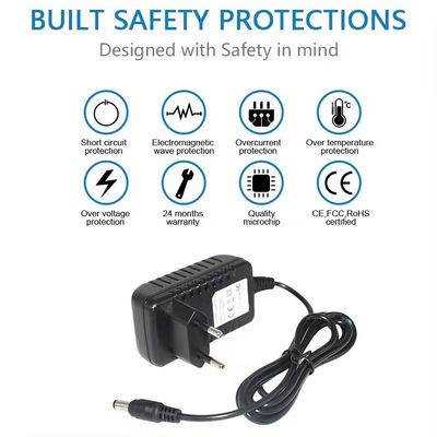 ブラック DC 12V 0.5A 1A 1.5A 2A 2.5A 3A 電源アダプタ Cctv IPカメラの充電 ACからDCアダプタ DC 5.5Mm ジャック