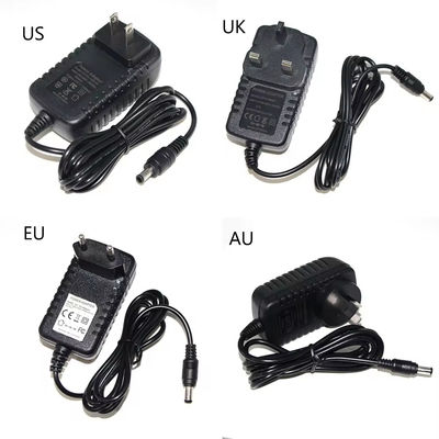 ブラック DC 12V 0.5A 1A 1.5A 2A 2.5A 3A 電源アダプタ Cctv IPカメラの充電 ACからDCアダプタ DC 5.5Mm ジャック