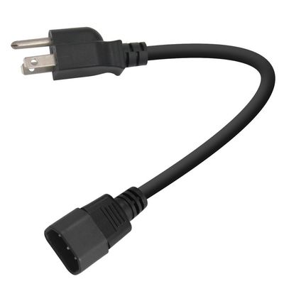NEMA 515P 3ピンの電気電源コードを家庭用機器のために脱いで缶詰にしました