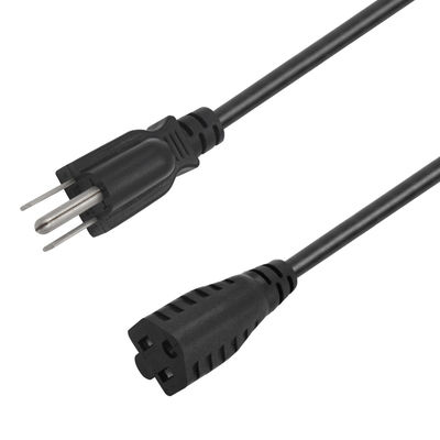 NEMA 515P 3ピンの電気電源コードを家庭用機器のために脱いで缶詰にしました