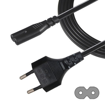 VDE 承認 1.5m EU 2Pin から IEC C7 C8 ノートパソコン電源コード