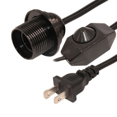 16AWG US 電源ケーブル 2E12E14E26E27と塩ランプの電源コード