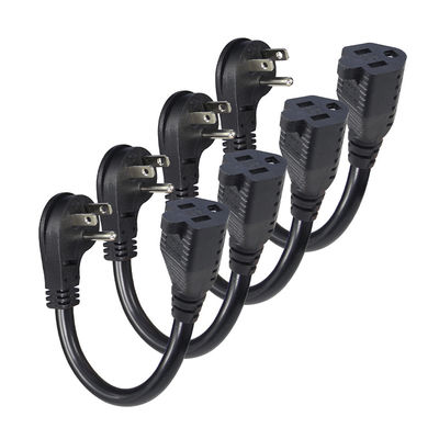 US 5-15p に Nema 5-15r 女性 プラグ 電源コード PC 電源 1FT 2FT