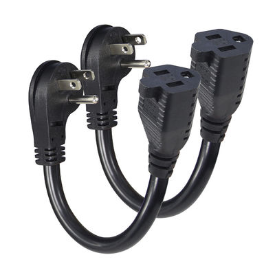 US 5-15p に Nema 5-15r 女性 プラグ 電源コード PC 電源 1FT 2FT