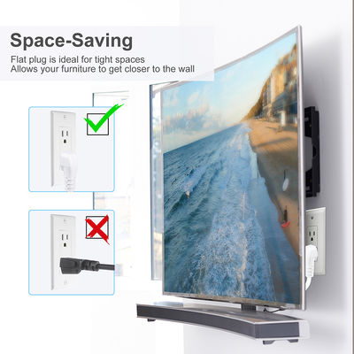 US 5-15p に Nema 5-15r 女性 プラグ 電源コード PC 電源 1FT 2FT