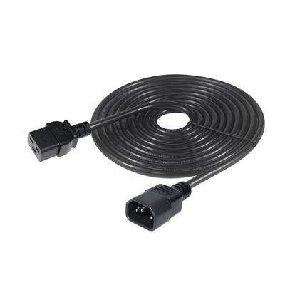 16アンパーの交流電源ケーブル 産業用C14プラグ VDE電源コード 15A 250V 14AWG
