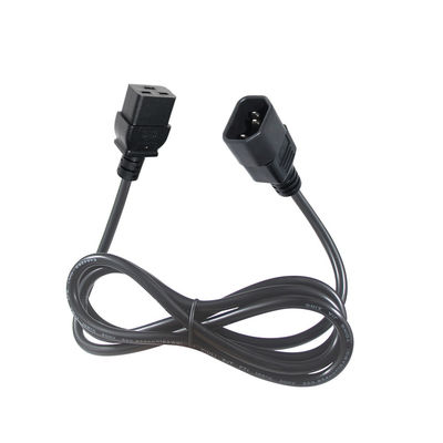 16アンパーの交流電源ケーブル 産業用C14プラグ VDE電源コード 15A 250V 14AWG