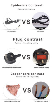 16A BS 標準電源ケーブル 3*1.5ケーブルと電波保護 IEC C5