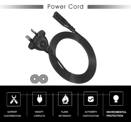 2.5A 250V C7 プラグ Aus Saa 電源コード インドソケット 16Amp オーストラリア電源ケーブル