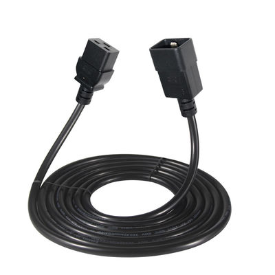 PVCジャケット 3Pinプラグ C19 C20 電源ケーブル 電源供給延長ケーブル