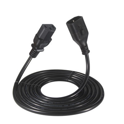 OEM 1.5M コンピュータ AC 電源コード IEC C14 プラグ  IEC C13 女性接続器