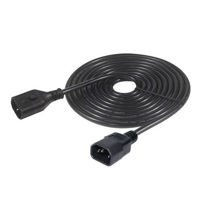 IEC C14 から C13 電源コード 1.5M 250V 16A パソコンサーバー用