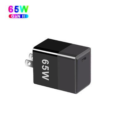 短回路保護 65W GaN 充電器 QC4.0 PD と USB C ポート EU/US/UK プラグ