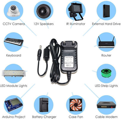 1A 調節可能 3-12V DVR アダプタ DC 12V 2A 出力 AC-DC CCTV用の切り替える電源アダプタ