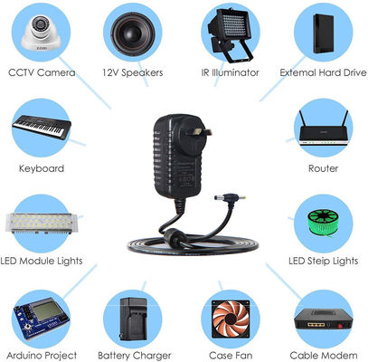 OEM ダブル DC 2.1Mm 2.5Mm 12V 電源 AC アダプター EU Us Uk Auプラグ