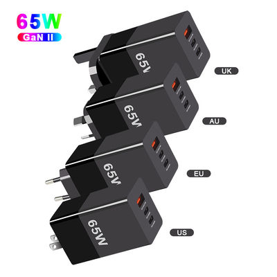 65W ミニタイプC 急速充電 PPS 3ポートとA 2C テクノロジーの 65W GaN 充電器