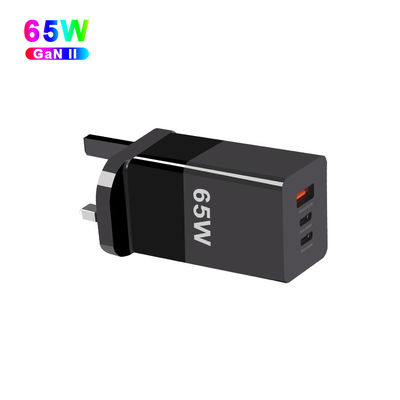 65W ミニタイプC 急速充電 PPS 3ポートとA 2C テクノロジーの 65W GaN 充電器