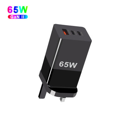 65W ミニタイプC 急速充電 PPS 3ポートとA 2C テクノロジーの 65W GaN 充電器