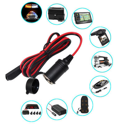 12Vのソーラー電池ケーブルとSAEでタバコ点灯器のソケット