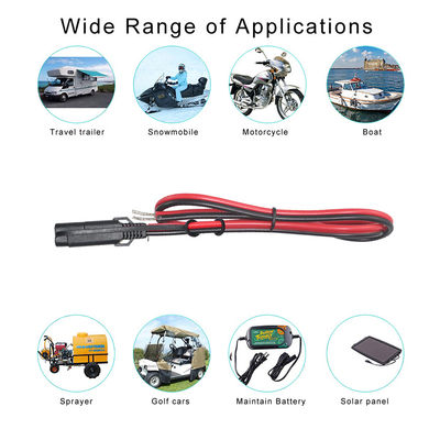 STP-2 18/16AWG SAE から 12V の 缶詰付き 剥がれた 太陽光 電源 ケーブル