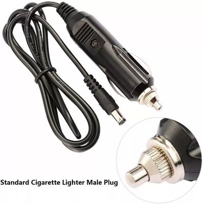5.5mm*2.1mmのコネクタを持つ携帯DC12V自動車タバコ点灯器プラグケーブル