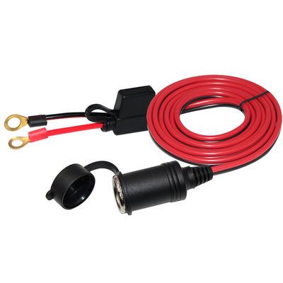 メスシガレットライターからOリング端子バッテリーケーブル 12V/24V