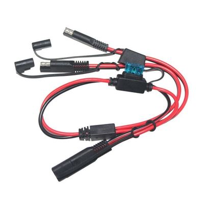 12V 24V SAE 2Pin 太陽光電源ケーブル PVCジャケット付きのプラグ