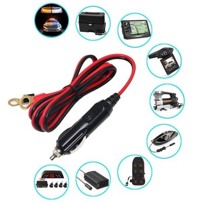 10A 自動車のタバコの点灯器からリング端末まで 12V 充電ケーブル