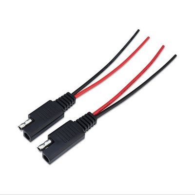DIY 自動車 ソーラー SAE 延長ケーブル 18AWG 2ピン 快速切断