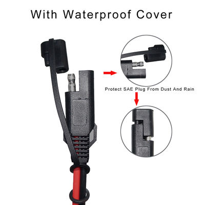 12V 24V SPT-2 10AWG 2Pin SAE 自動車用電源用の迅速脱線延長ケーブル