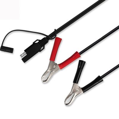 1.5ft 14AWG バッテリー アリガター クロコディール クリップ SAE 12V 速出 切断