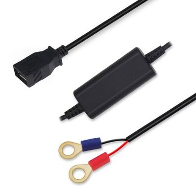 DCからDC変換 ソーラー電源ケーブル 12Vから5V 3A USBカーチャージャー