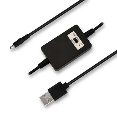 DC 5V から 9V 12V ステップアップコンバーターブーストモジュール バック USB AM から DC 5521MM PVC ケーブル