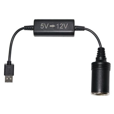 標準黒色 5V から 9V 12V ステップアップケーブル 2464 24AWG/2C カメラ用