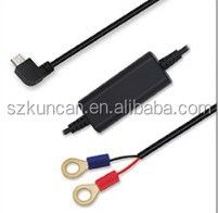 2464 22AWG USB変換ケーブル 3.5m 2.5mm 車両用 GPS 5V から 12V ステップアップ